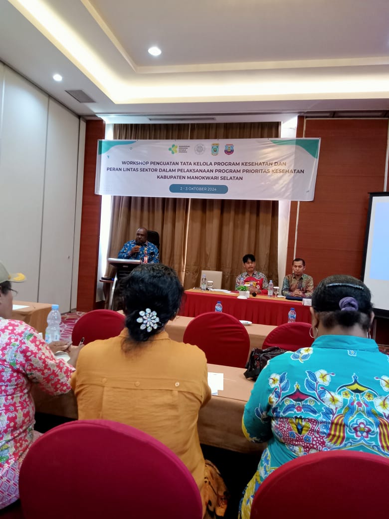 WORKSHOP PENGUATAN TATAKELOLA PROGRAM KESEHATAN DAN PERAN LINTAS SEKTORAL DALAM PELAKSANAAN PROGRAM 